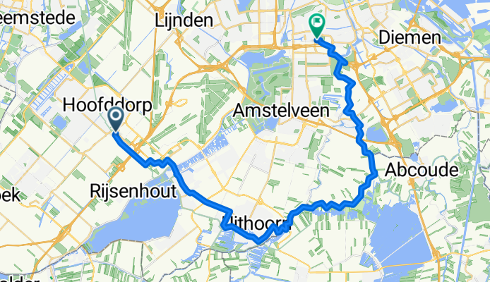 Van Heuven Goedhartlaan nach Prinses Irenestraat