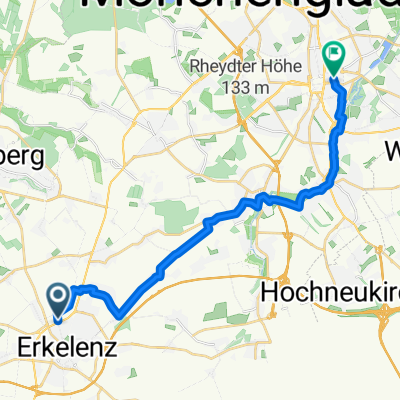 Allensteiner Straße, Erkelenz nach Hauptstraße, Mönchengladbach