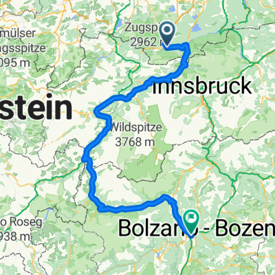 Am Gudiberg nach Rechtes Eisackufer