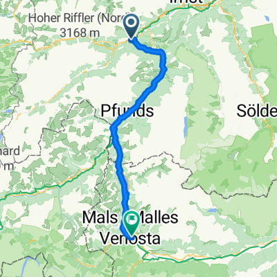 From Landeck to Glorenza