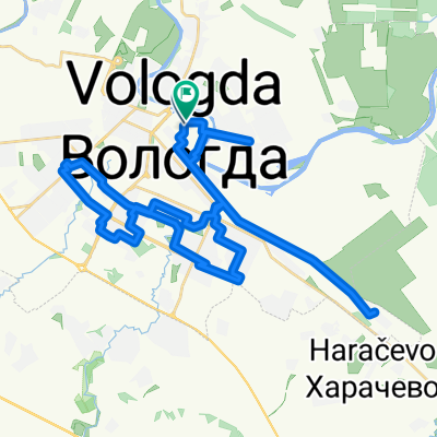 Route in Vologda
