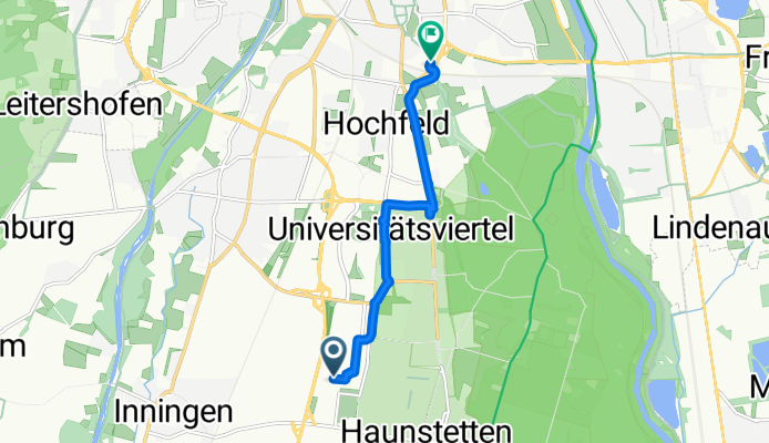 Unterer Talweg, Augsburg nach Baumgartnerstraße, Augsburg