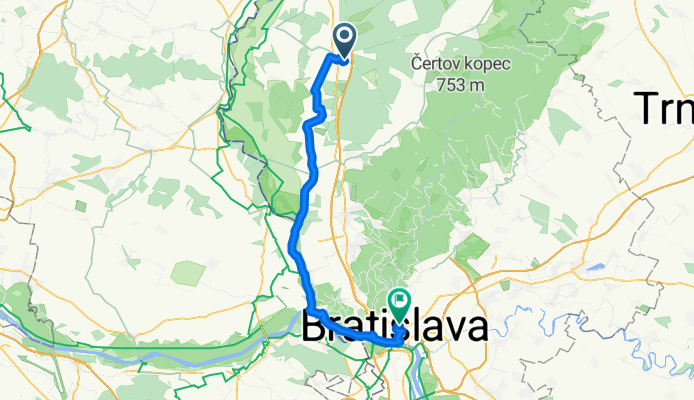 Záhradná, Malacky až Staré Mesto, Bratislava I