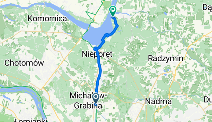 Długorzeczna, Warszawa do Główna, Rynia