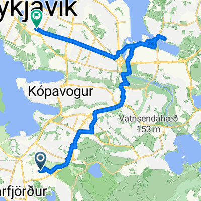 Suðurhraun to Hringbraut