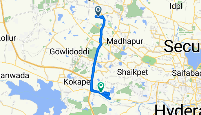 419c to Osman Sagar Road