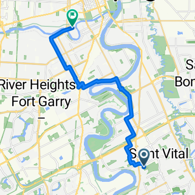 Winnipeg St Vital to Eastgate