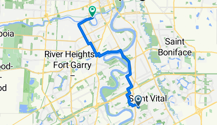 Winnipeg St Vital to Eastgate