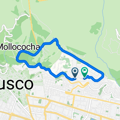 De F2MR+XQ9 a Avenida Chinchaysuyo