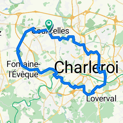 Courcelles-Charleroi-Fontaine - 43 Km