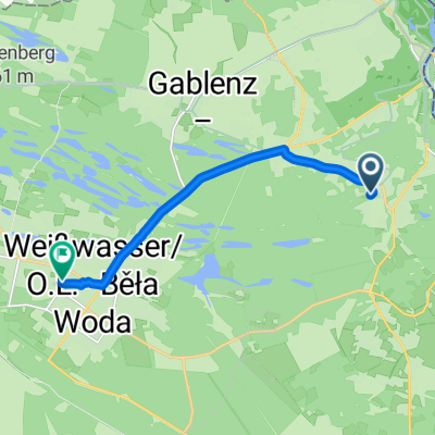 Alte Schloßstraße, Krauschwitz nach Hermannstraße, Weißwasser/Oberlausitz