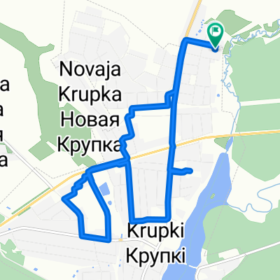 улица Мичурина, Крупки до улица Мичурина, Крупки