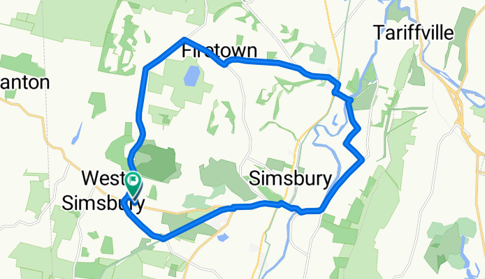 Grant Estate Dr, West Simsbury to Grant Estate Dr, West Simsbury