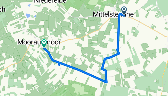 Große Straße nach Ortsstraße