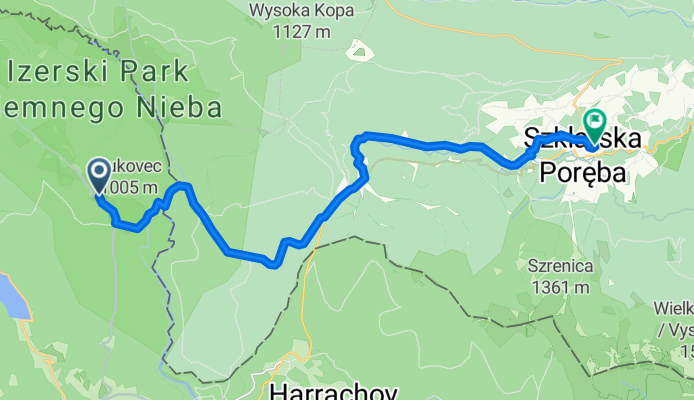 Kořenov do Franciszkańska