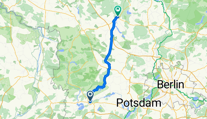 Altstädtischer Markt, Brandenburg an der Havel nach Friedrich-Engels-Straße, Neuruppin