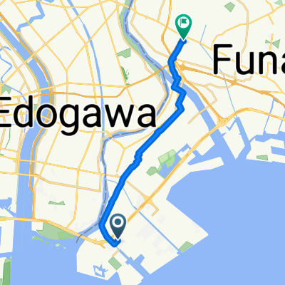 弁天4丁目, 浦安市へ八幡2丁目, 市川市