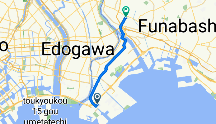 弁天4丁目, 浦安市へ八幡2丁目, 市川市
