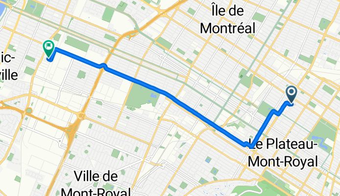 Itinéraire à partir de Rue Gilford