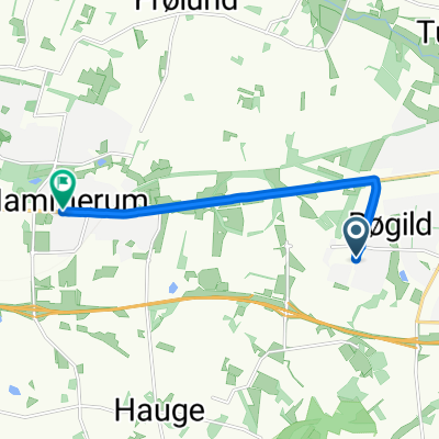 Vesterhåb, Ikast to Hammerum Hovedgade, Herning