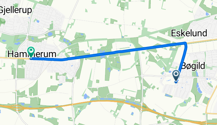 Vesterhåb, Ikast to Hammerum Hovedgade, Herning