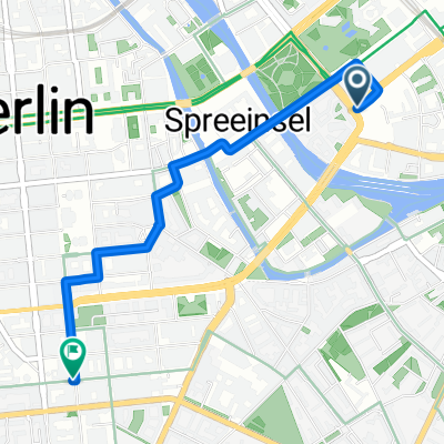 Propststraße, Berlino a Friedrichstraße, Berlino