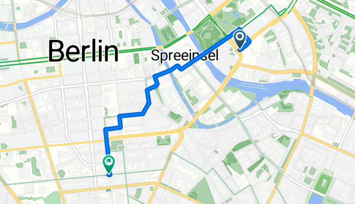 Propststraße, Berlino a Friedrichstraße, Berlino