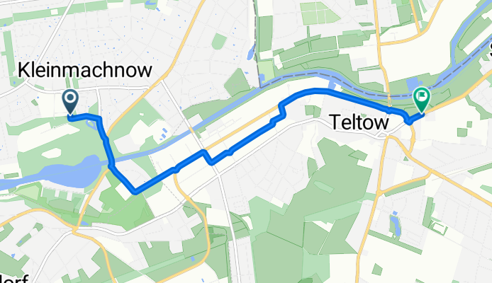 Adolf-Grimme-Ring, Kleinmachnow nach Lichterfelder Allee, Teltow