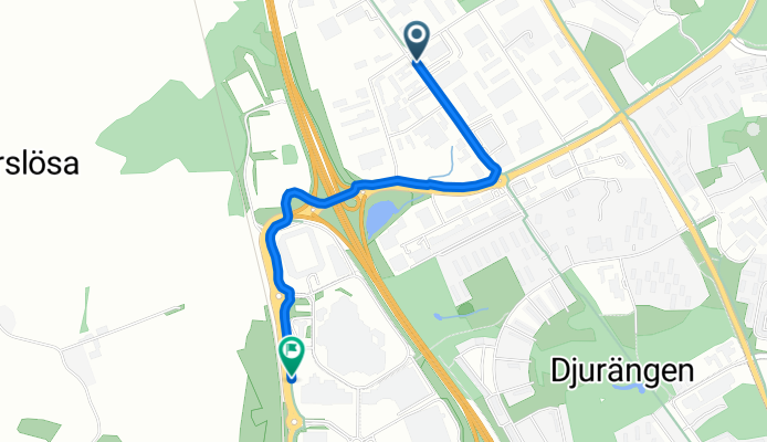 Franska vägen, Kalmar to Bilbyggarvägen, Kalmar