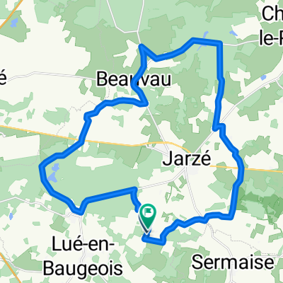 Route de Bouée, Jarzé Villages à Route de Bouée, Jarzé Villages
