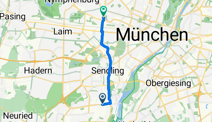 Baierbrunner Straße, München nach Schulstraße, München