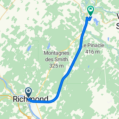 Rue Principale N, Richmond à Rue Water, Danville