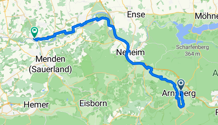 Arnsberg bis Fröndenberg/Ruhr