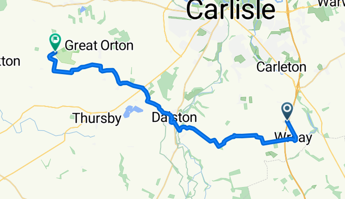 Orchard Garth to Unnamed Road