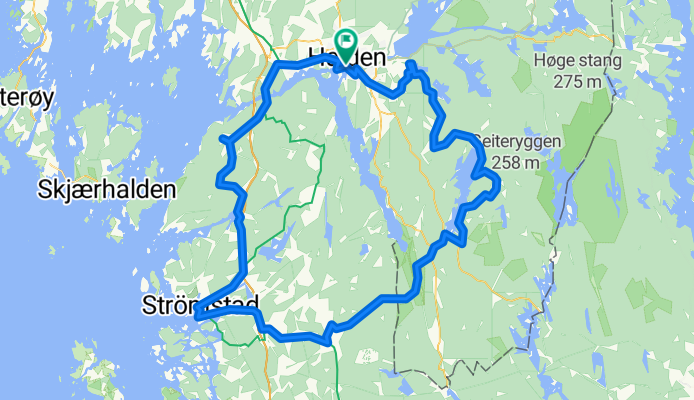 Halden-Strømstad and back