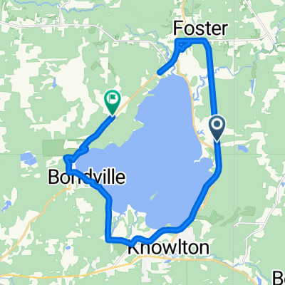 Tour du lac Brome - version 2