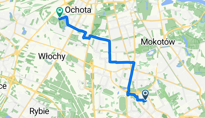 Zamiany, Warszawa do Kukiełki, Warszawa