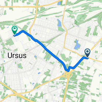 Łopuszańska, Warszawa do E Habicha, Warszawa