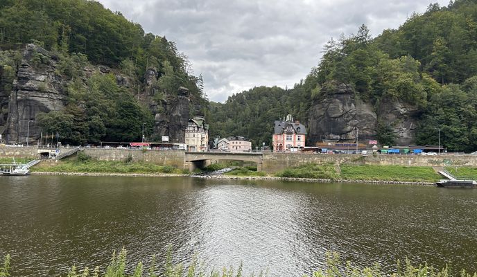 Foto 1 der Bikemap-Route "Mírové náměstí, Ústí nad Labem nach Kirnitzschtalstraße, Bad Schandau"