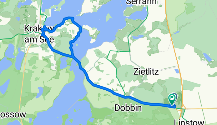 Linstow, Dobbin-Linstow nach Linstow, Dobbin-Linstow