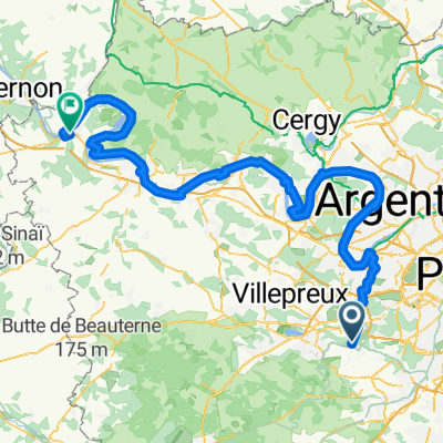 Rue Louis Massotte, Buc à Rue Marcel Aupée, Bonnières-sur-Seine