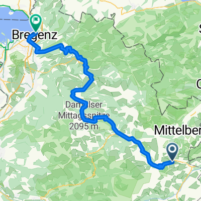 L200, Warth do Reichsstraße, Bregencja