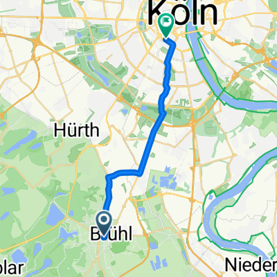 Balthasar-Neumann-Platz, Brühl nach Am Weidenbach, Köln