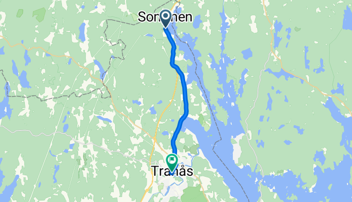 Kungsvägen, Sommen to Torggatan, Tranås