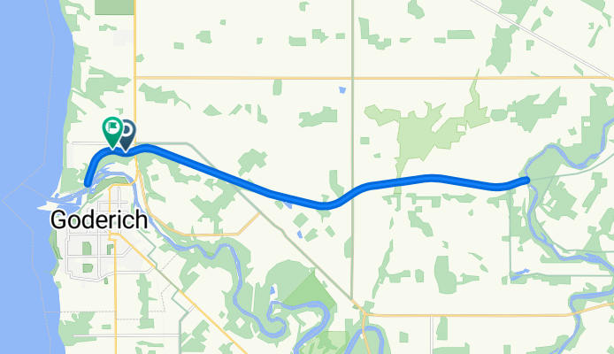 River Ridge Cres, Ashfield-Colborne-Wawanosh to River Ridge Cres, Ashfield-Colborne-Wawanosh
