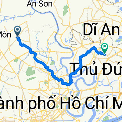 Hẻm 41 Trần Quang Cơ, Hồ Chí Minh to Đường Số 8, Hồ Chí Minh