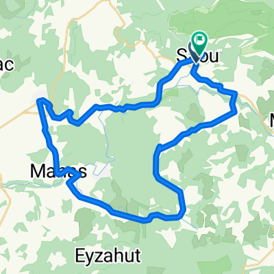 Vue sur Saou et les Aiguilles – Saou Runde von Saou