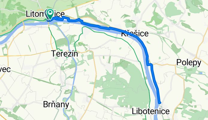 Tyršův most, Litoměřice do Tyršův most, Litoměřice