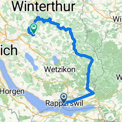 Rapperswil nach Moosburgstrasse