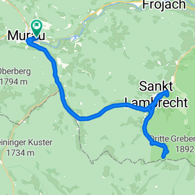 Murau - Auerlingsee - St. Lambrecht - Murau 44km